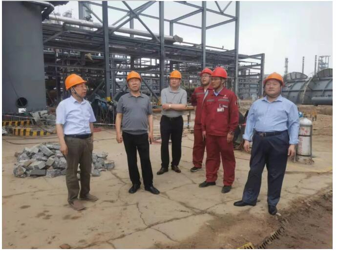 滕鸿儒董事长到一滕建设集团东营分公司调研指导工作