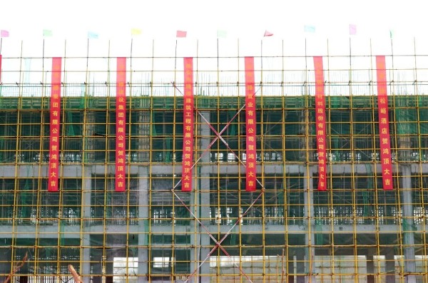 泰安仪阳通用机场航站楼举行主体建设完工仪式